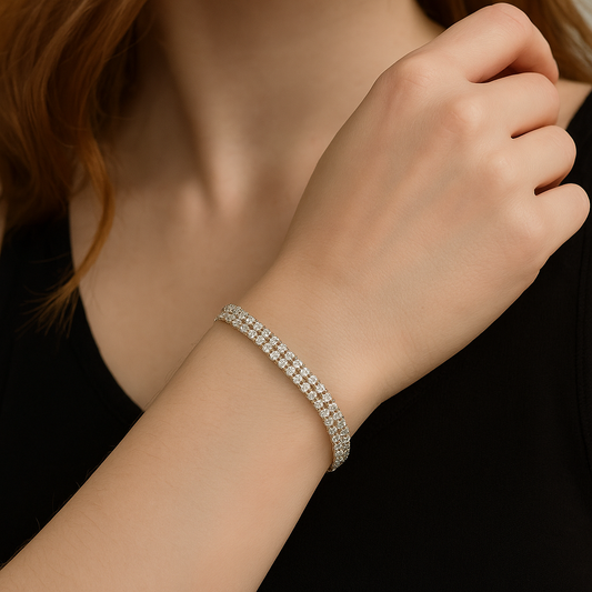 Radiance Row Tennis Bracelet