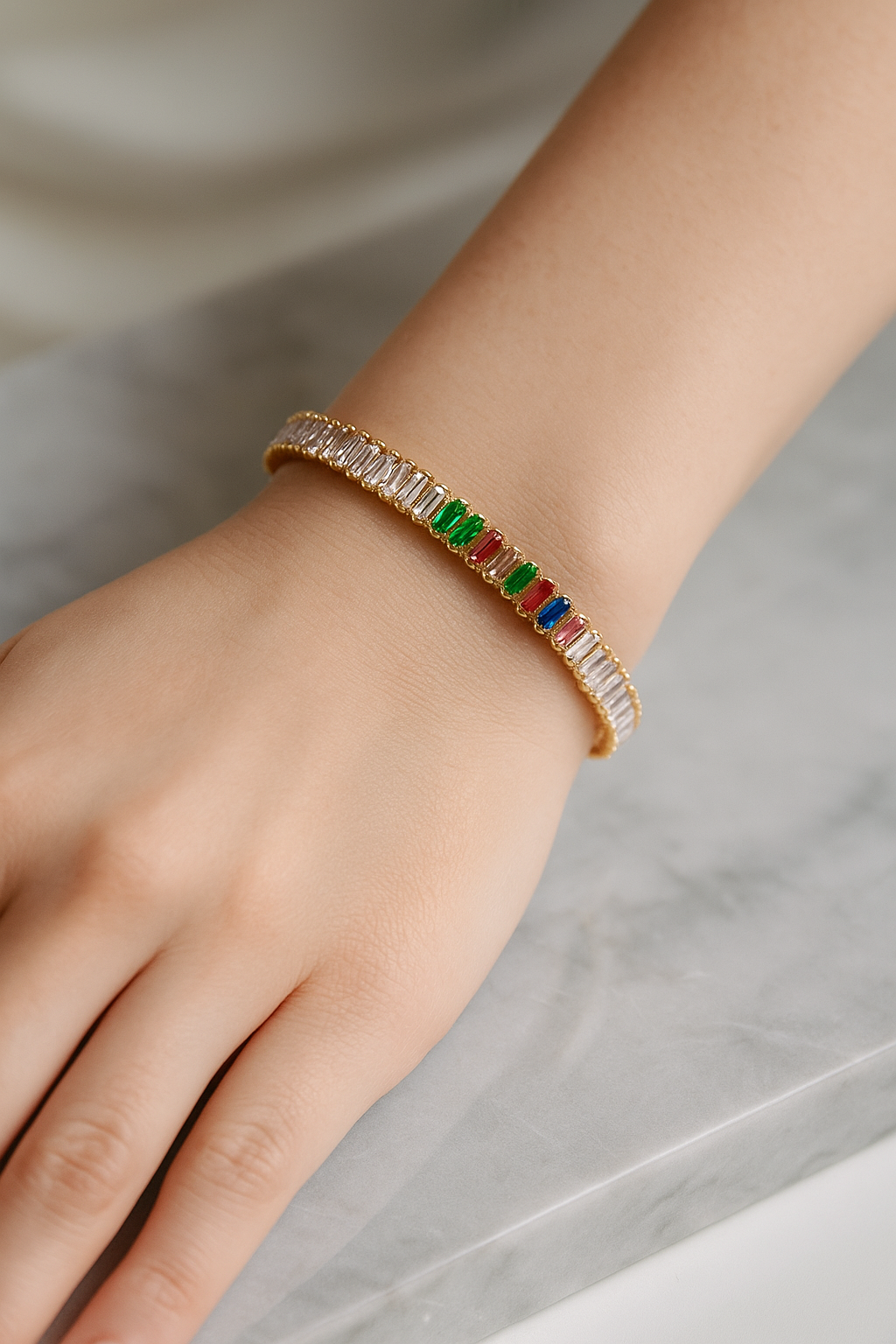 Eternal Glow Link Bracelet ( White & Mix )