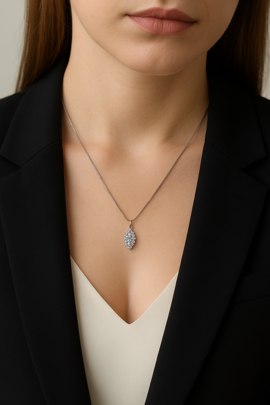 Sparkle Cluster Pendant Necklace