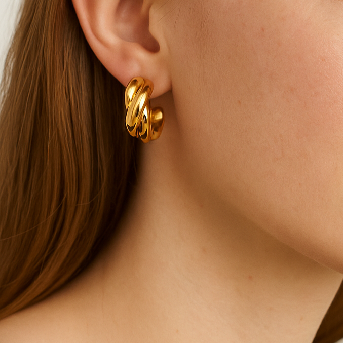 Marvella Twist Hoops