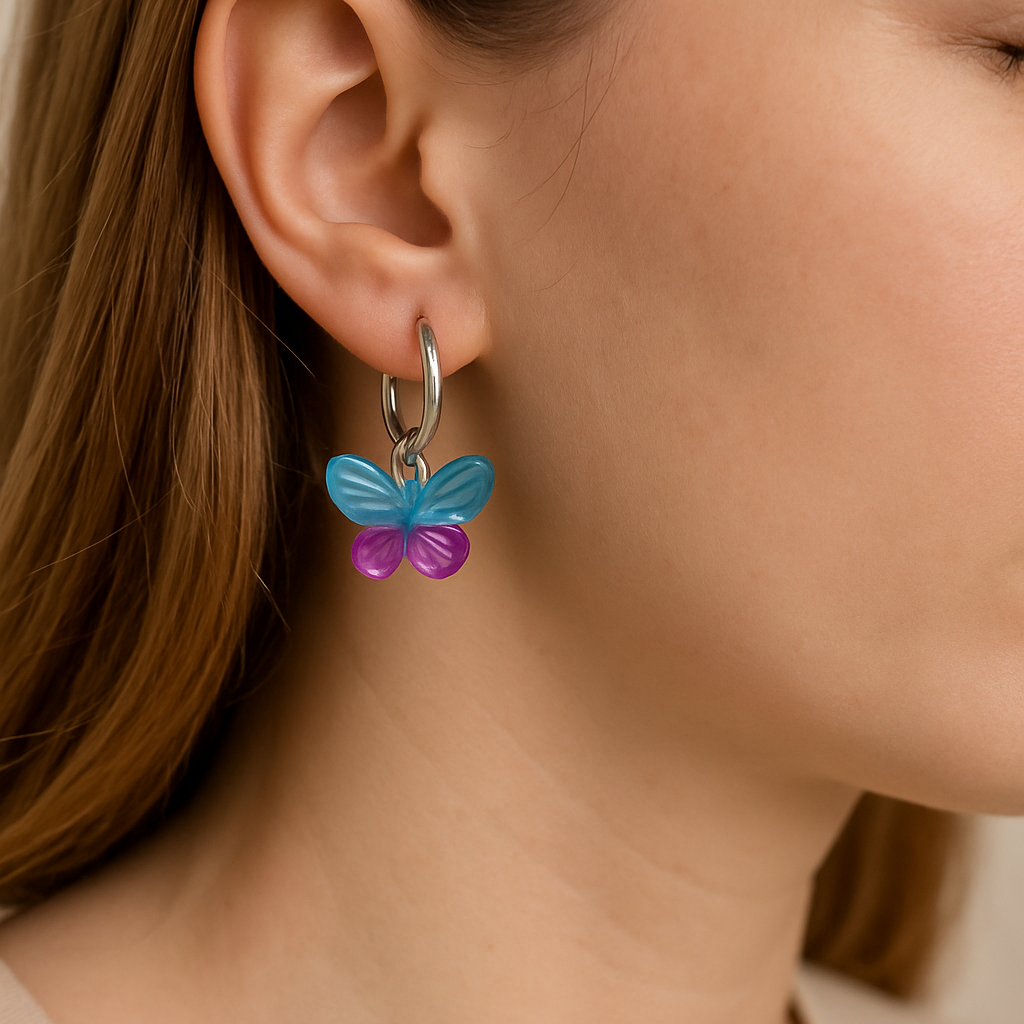 Ilyra Butterfly Hoops