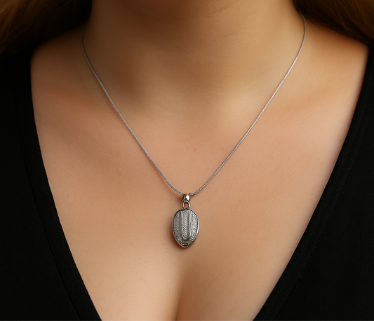 Oval Radiance Crystal Locket