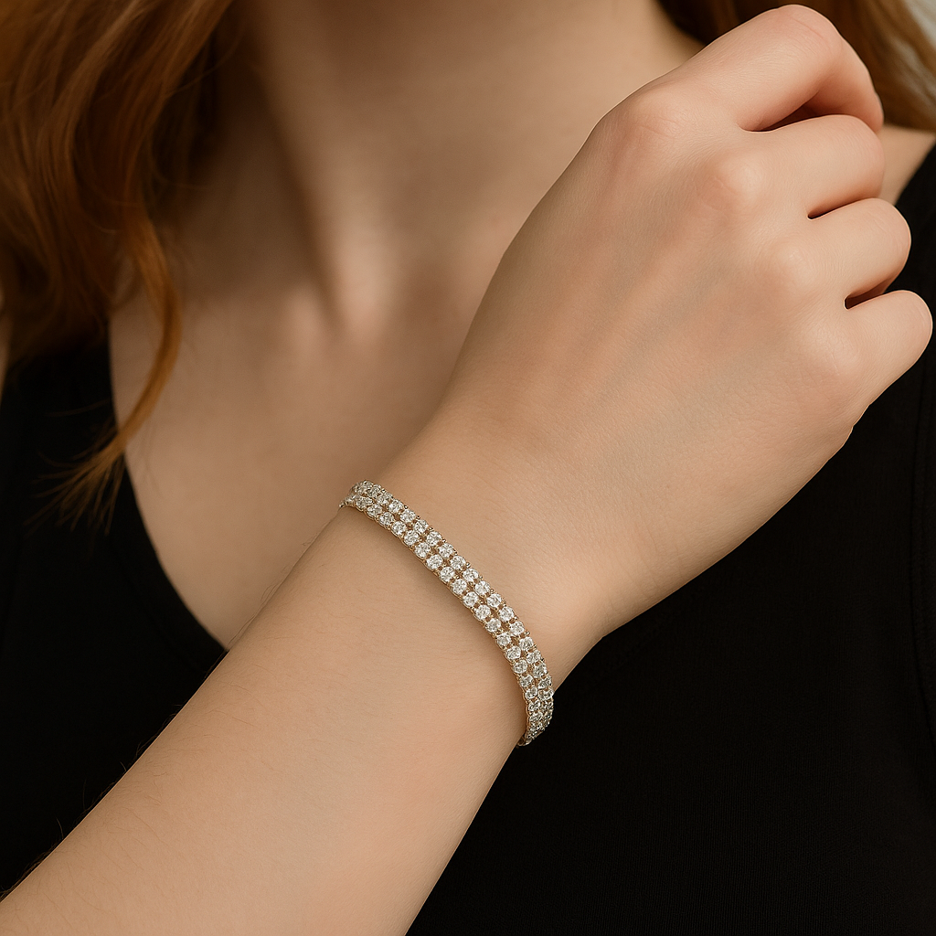 Radiance Row Tennis Bracelet