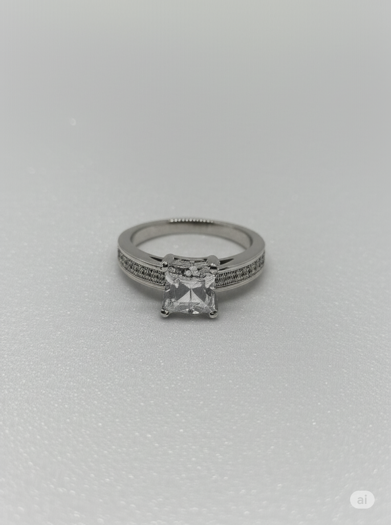Clara CZ Princess Cut Ring
