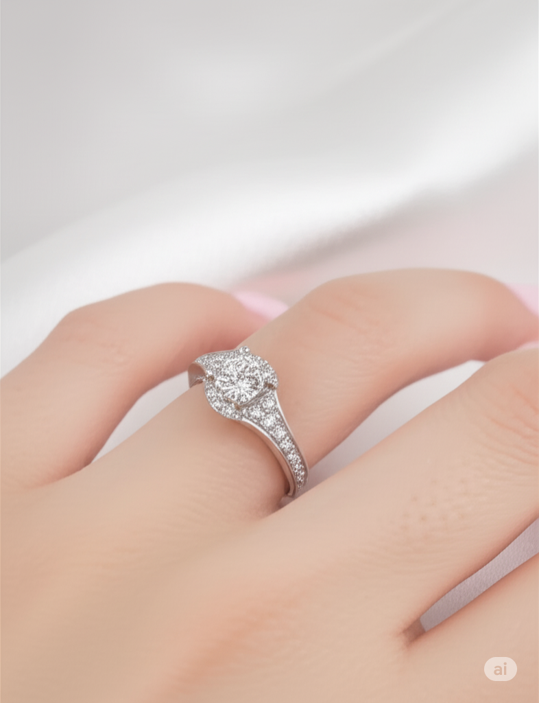 Timeless Spark Triple Stone Ring