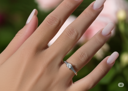 Timeless Spark Triple Stone Ring