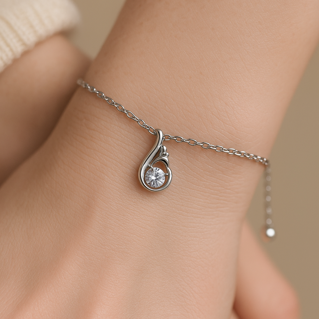 Sparkle Teardrop Bracelet