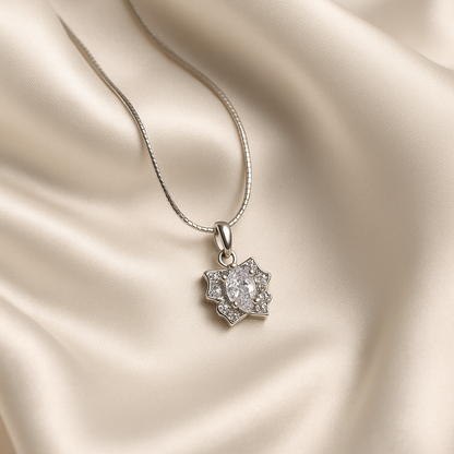 Crystal Bloom Flower Locket