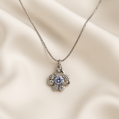 Blooming Sparkle Flower Locket