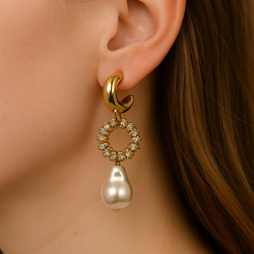 Serene Crescent Drops