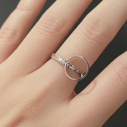 Infinity Interlock Ring
