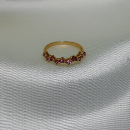 Aurora Crystal Stacking Ring