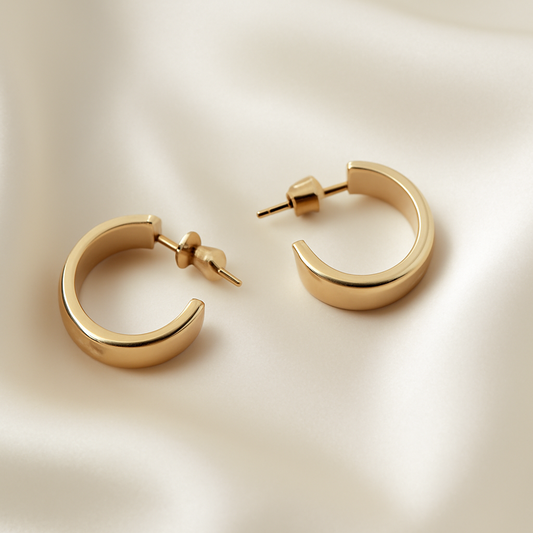 Aurevia Classic Hoop Earrings
