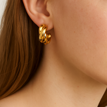 Marvella Twist Hoops