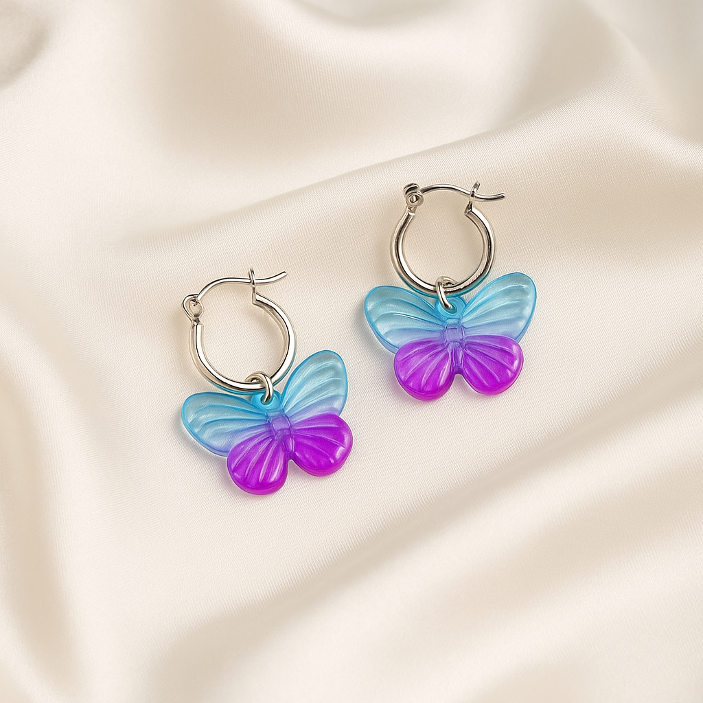 Ilyra Butterfly Hoops
