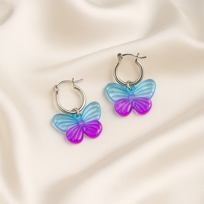 Ilyra Butterfly Hoops