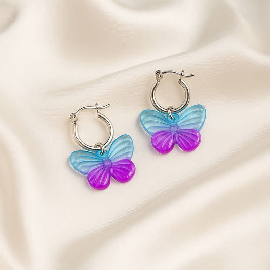 Ilyra Butterfly Hoops