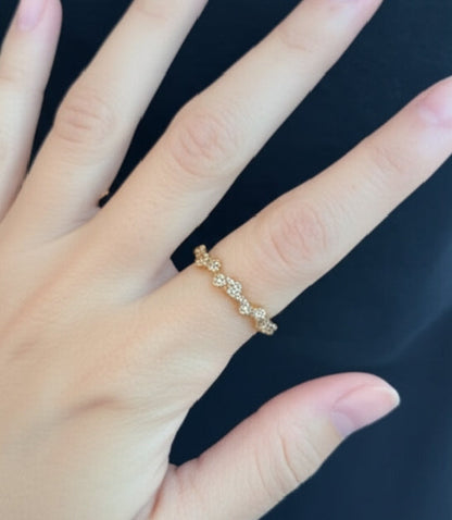 Aurora Crystal Stacking Ring