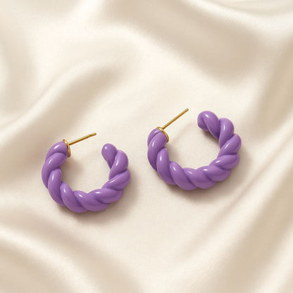 TwistAura Lilac Hoops