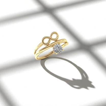 Infinity Twirl Ring