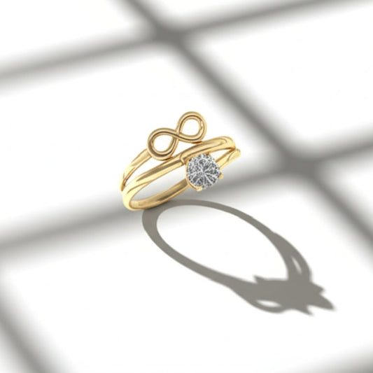 Infinity Twirl Ring