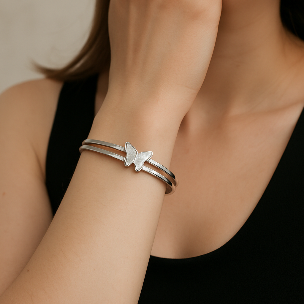 EternaCharm Butterfly Bangle