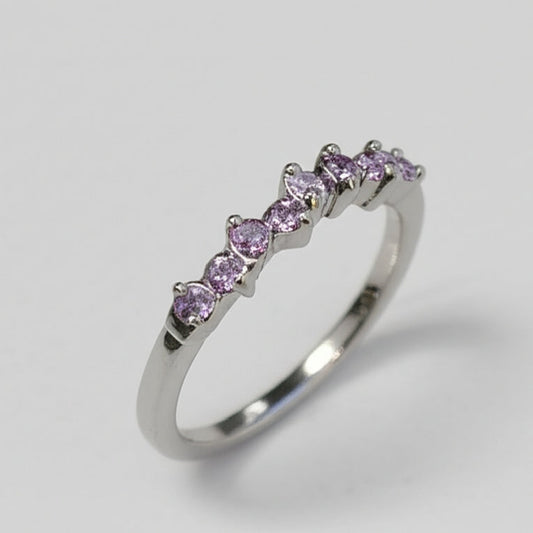 Aurora Crystal Stacking Ring