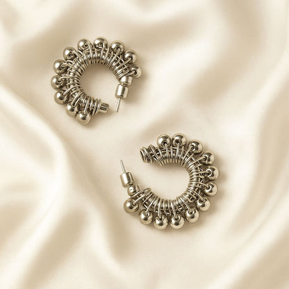 Orbital Loop Hoop Earrings