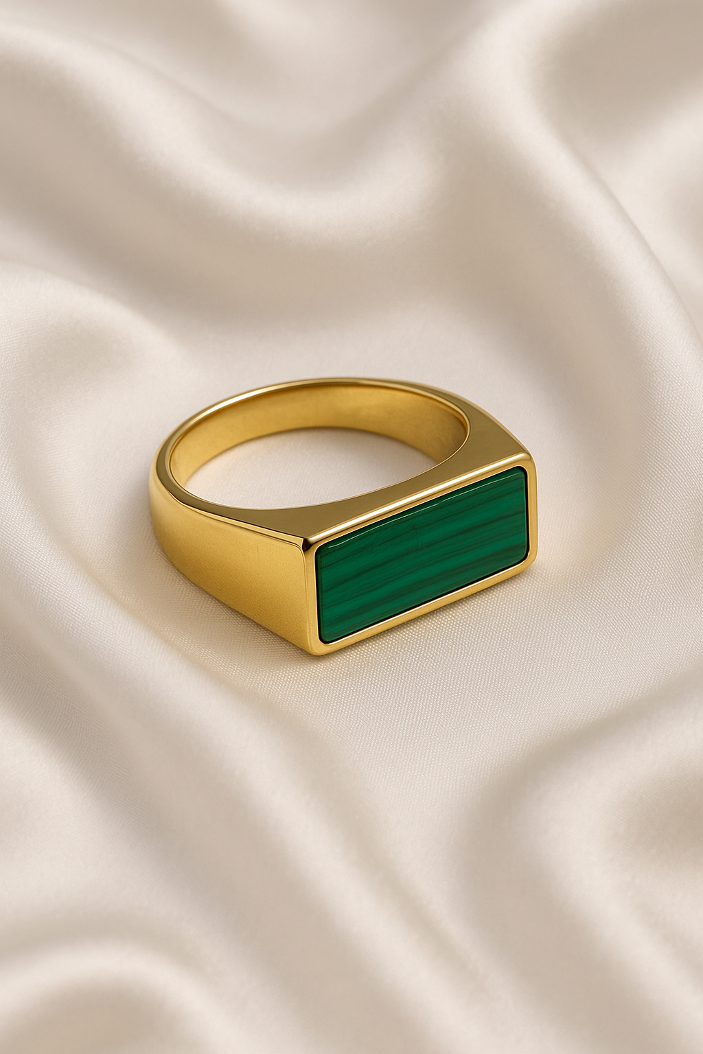 The Malachite  Bar Ring