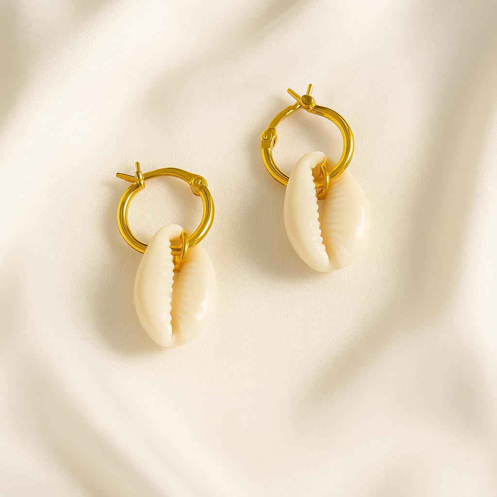 Maris Cowrie Hoops