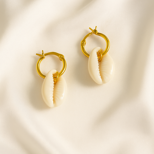 Maris Cowrie Hoops