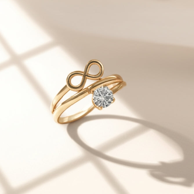 Infinity Twirl Ring