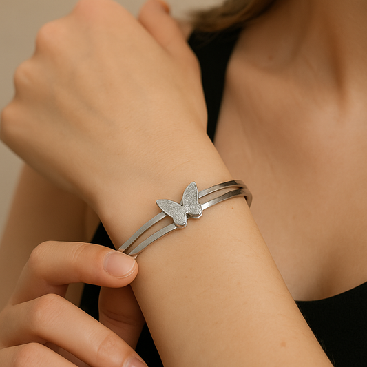 EternaCharm Butterfly Bangle