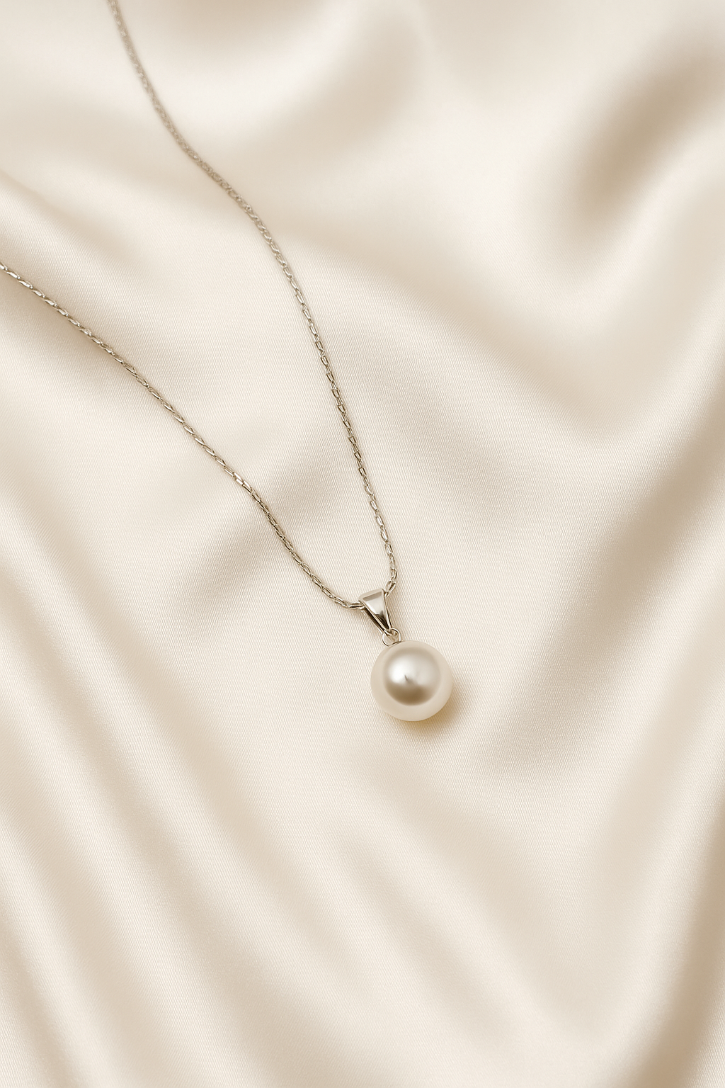 Elegant Artificial Pearl Pendant Necklace