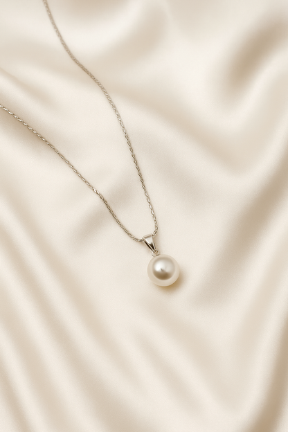 Elegant Artificial Pearl Pendant Necklace
