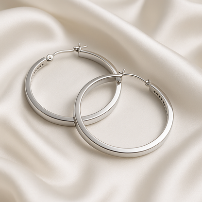 Aurevia Inner-Detail Hoop Earrings