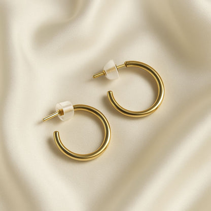 Minimal Luxe Hoop Earrings