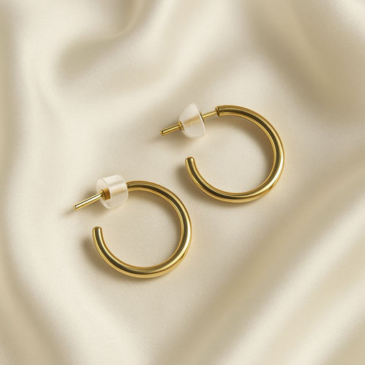 Minimal Luxe Hoop Earrings