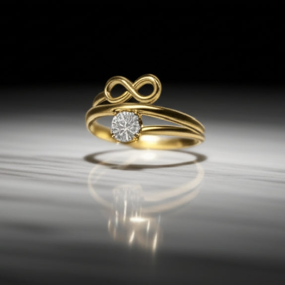 Infinity Twirl Ring