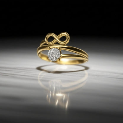 Infinity Twirl Ring