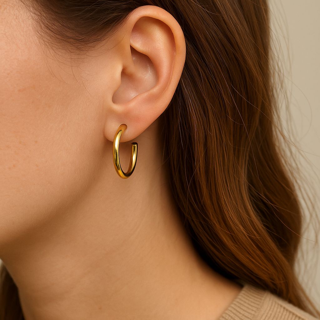 Minimal Luxe Hoop Earrings