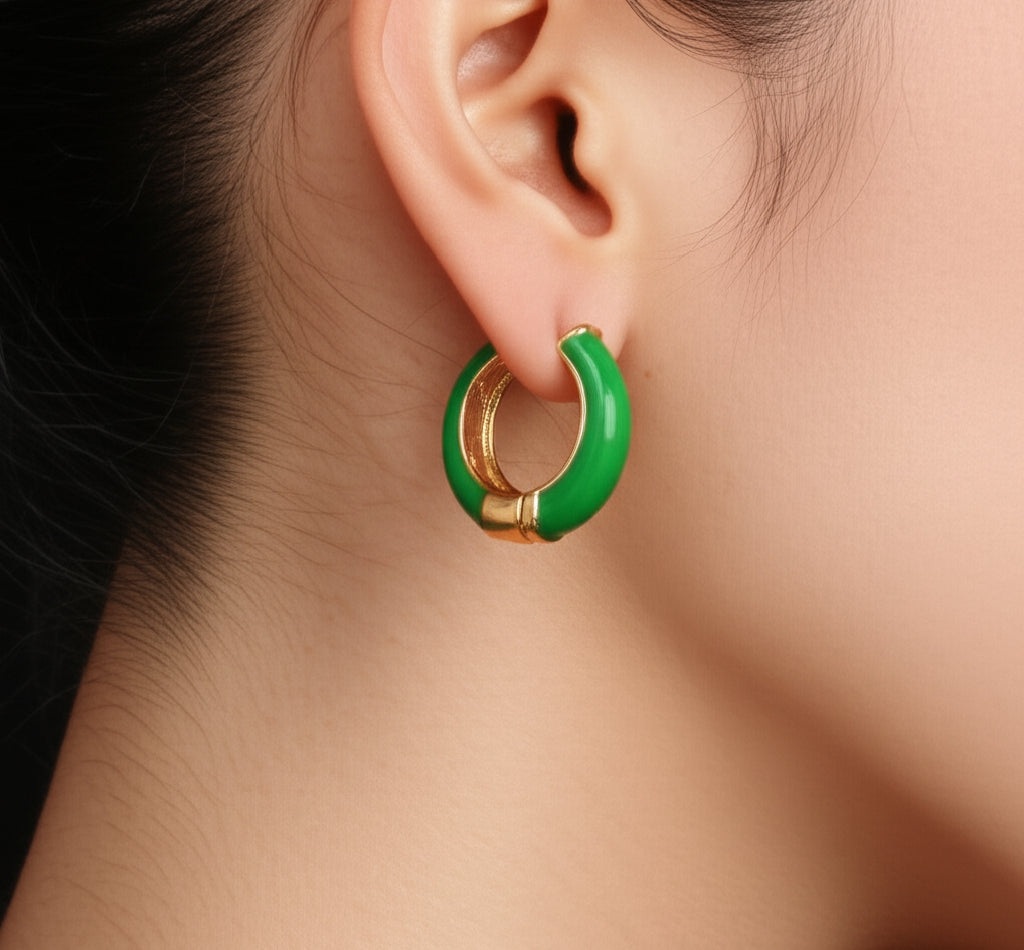 Glimmer Enamel Studs