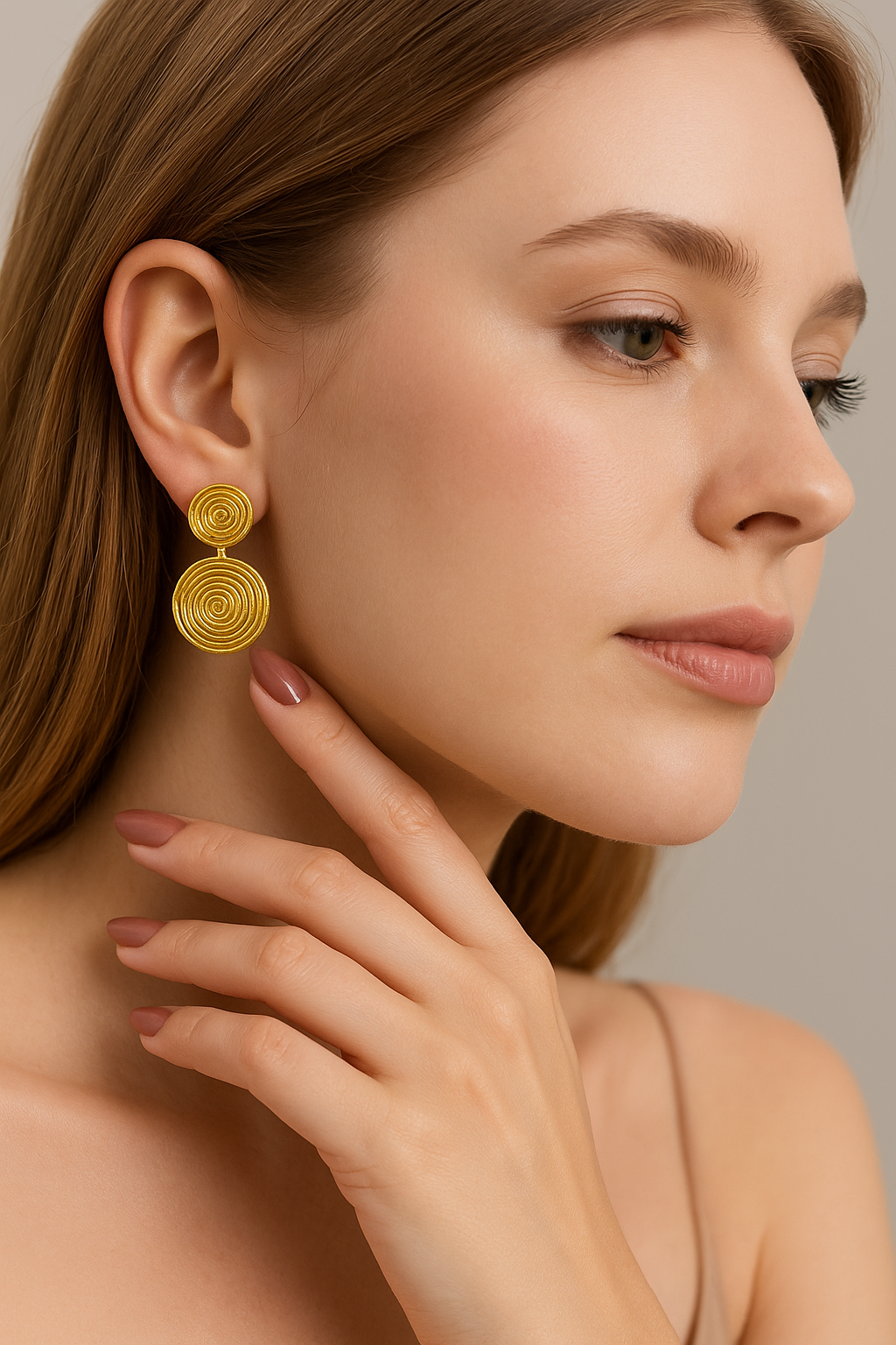 Serenya Spiral Earrings