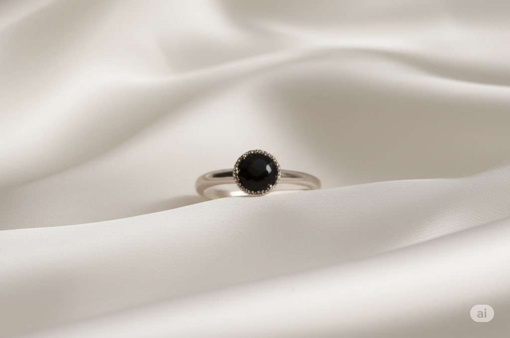 Midnight Lily Ring
