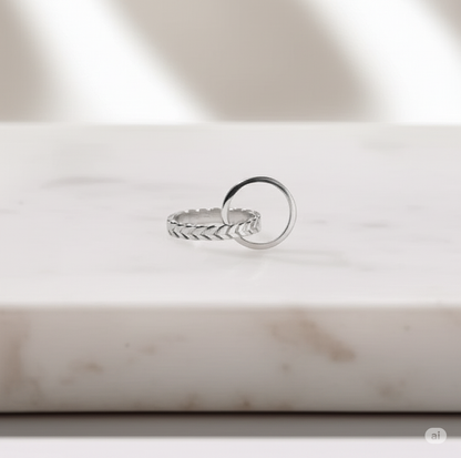 Infinity Interlock Ring