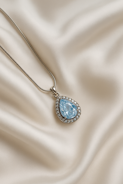 Crystal Teardrop Elegance Pendant ( 2.0)