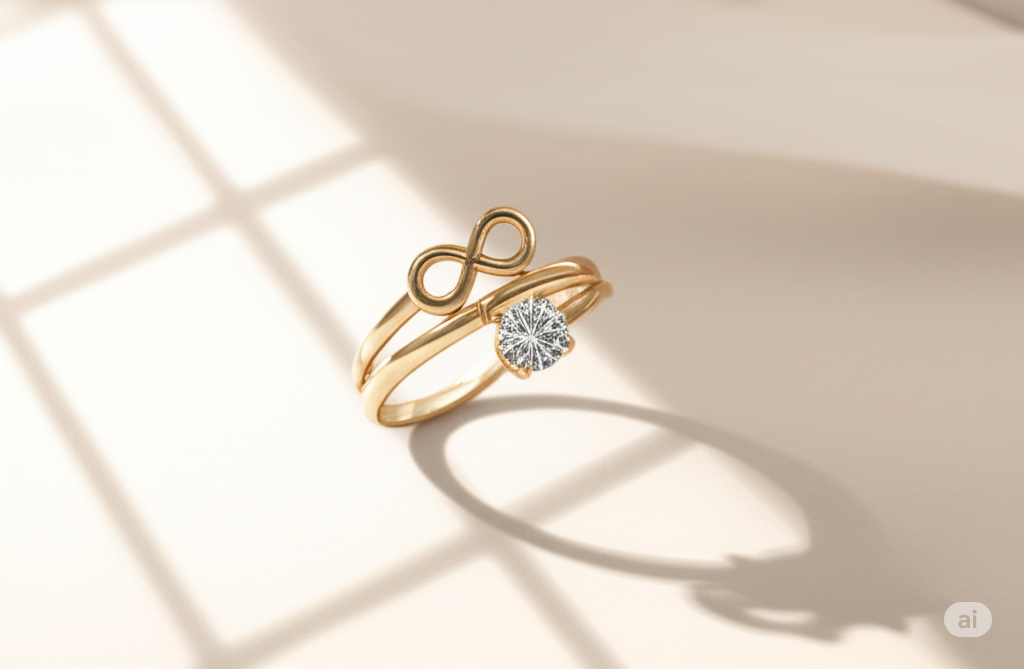 Infinity Twirl Ring