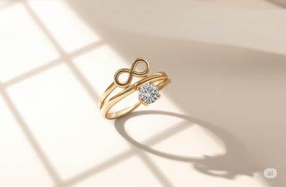 Infinity Twirl Ring