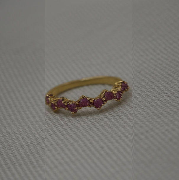 Aurora Crystal Stacking Ring