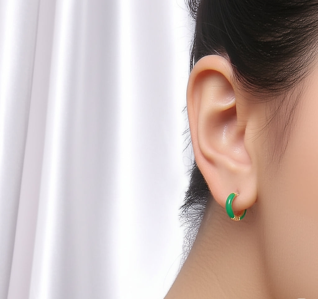 Glimmer Enamel Studs
